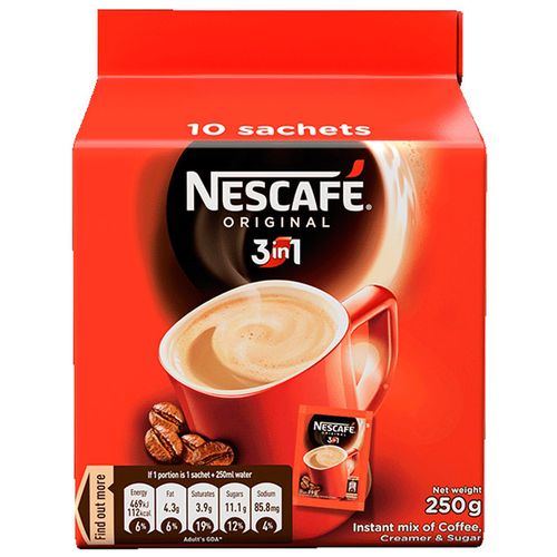 Nescafe 3-In-1 Breakfast Coffee - 25G X10